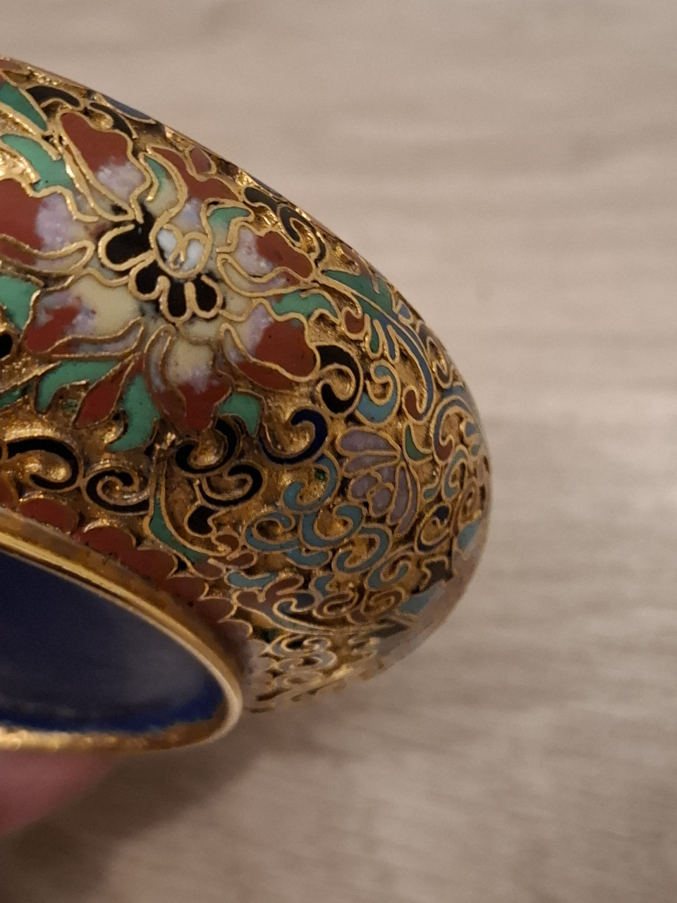 Cloisonne asbak