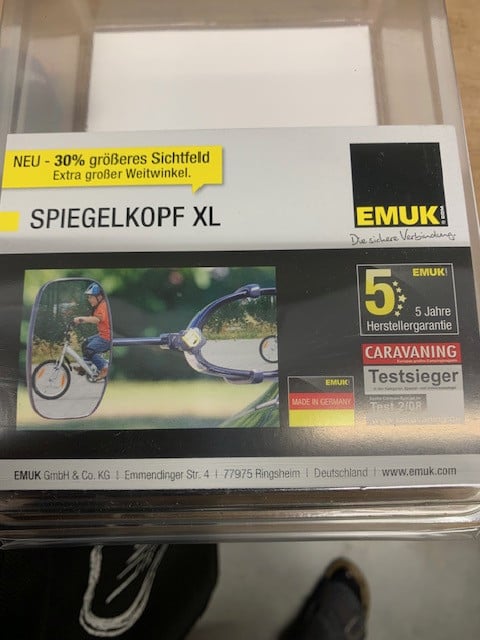Super caravanspiegels VW Tiguan (EMUK)