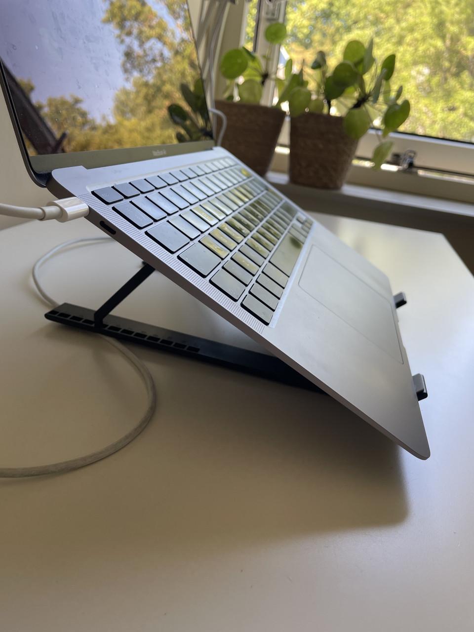 Inklapbare laptop/notebook standaard