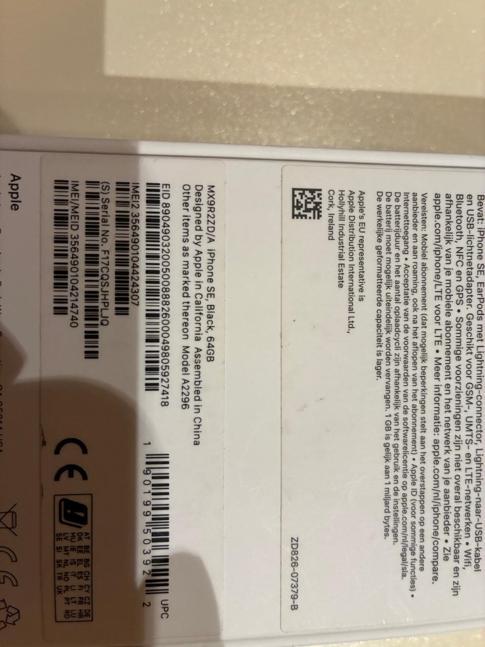 Apple Iphone SE (2020) | 64 GB