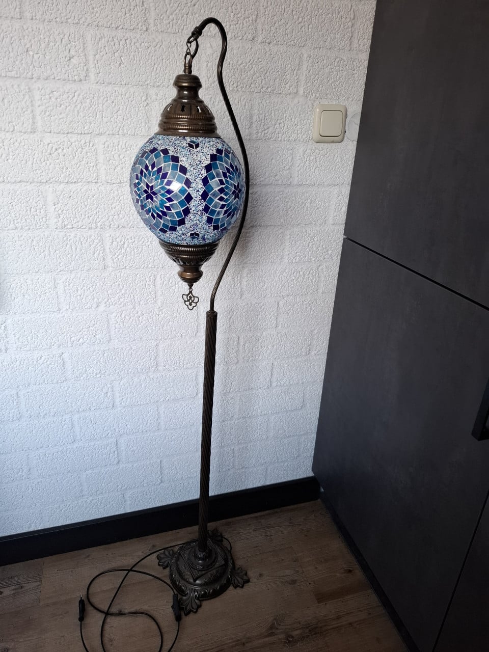 Marokkaanse vloerlamp en tafellamp