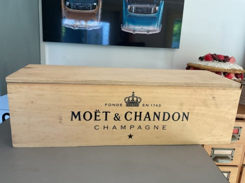 Houten kist Moet & Chandon