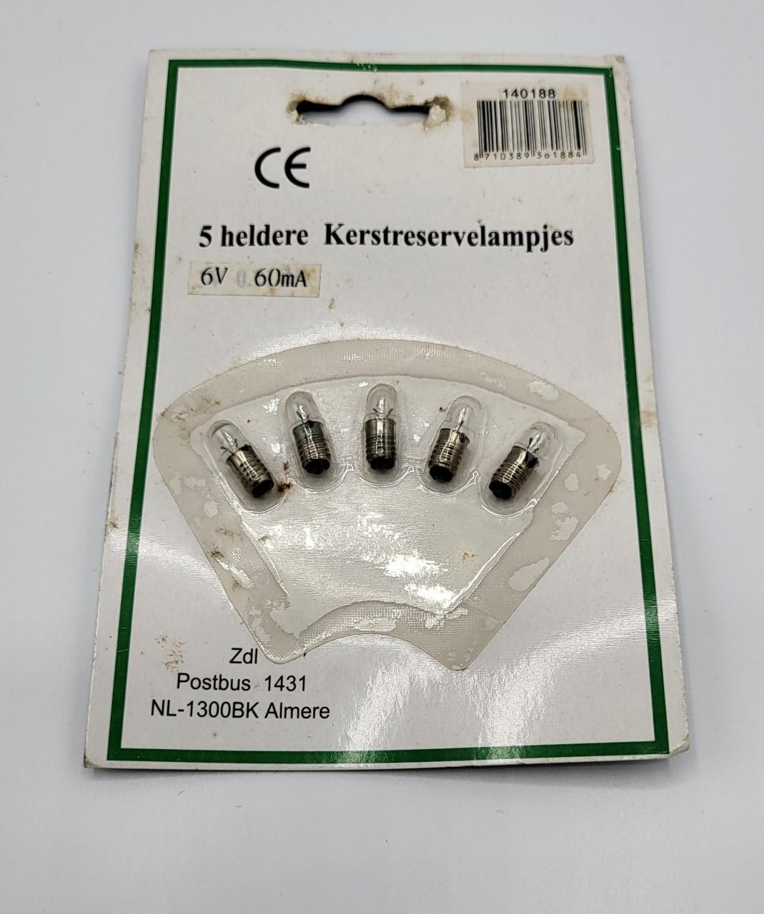 Vintage kerst reservelampjes