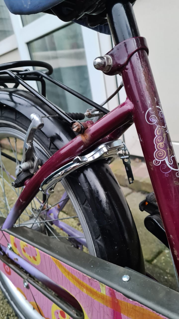 Meisjes fiets Montego-20inch-7 tot 9 jaar-trap rem achter