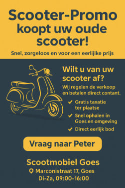 Verkoop uw oude scooter