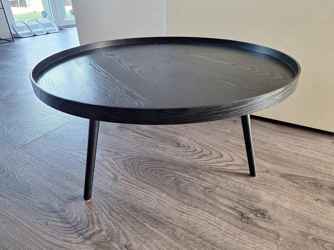 WOOOD bijzettafel Mesa XL rond zwart