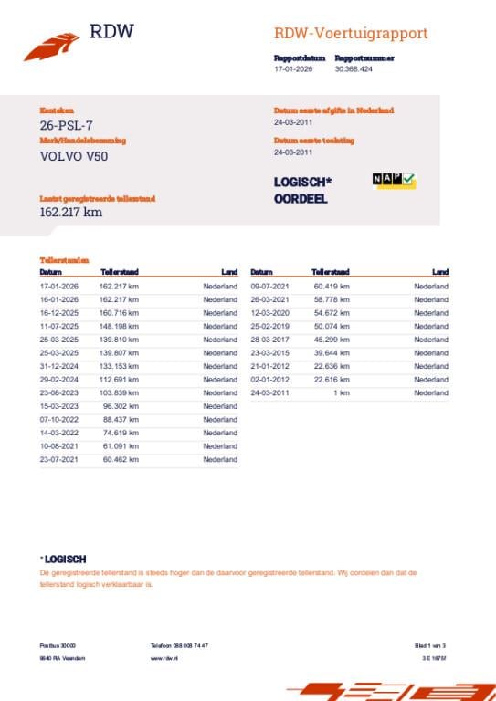 Volvo V50 2.0 sport | orig. nl | topstaat!