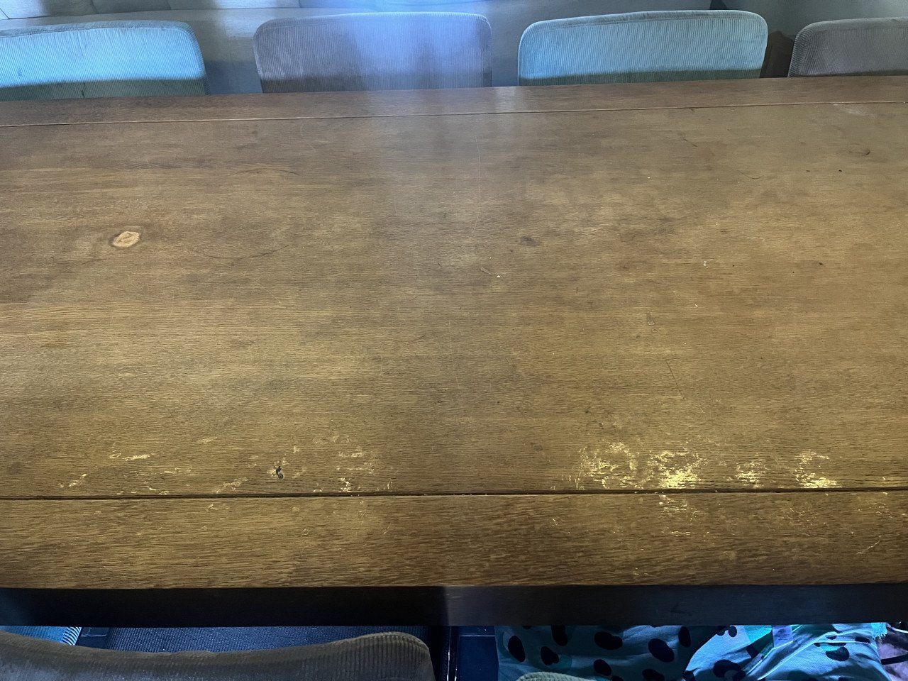 TEAB Grote tafel met 8 stoelen