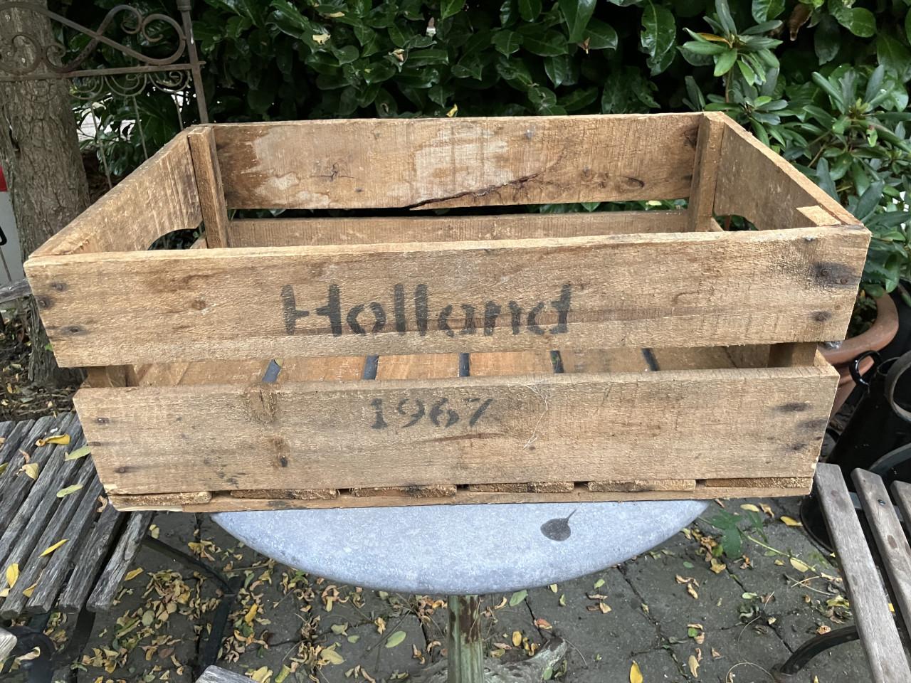 Houten kist Holland 1967