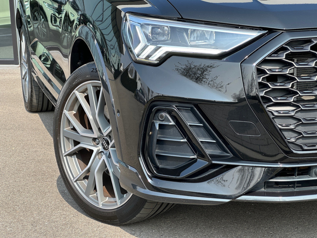 Audi Q3 sportback 45 tfsi e s-line | zwart optiek | camera | keyless | adap