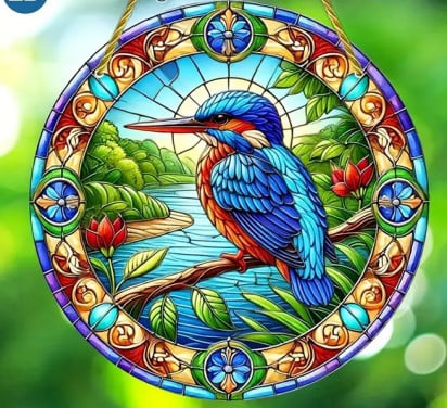 Raamhanger, zonnevanger (nieuw)  ijsvogel
