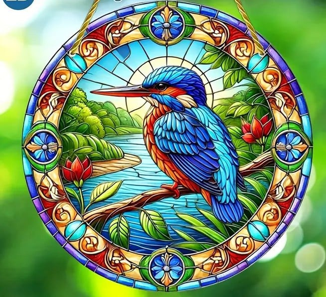 Raamhanger, zonnevanger (nieuw)  ijsvogel