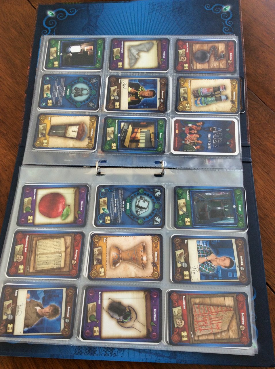Verzameling: Het huis Anubis. Reality cards.  Compleet.