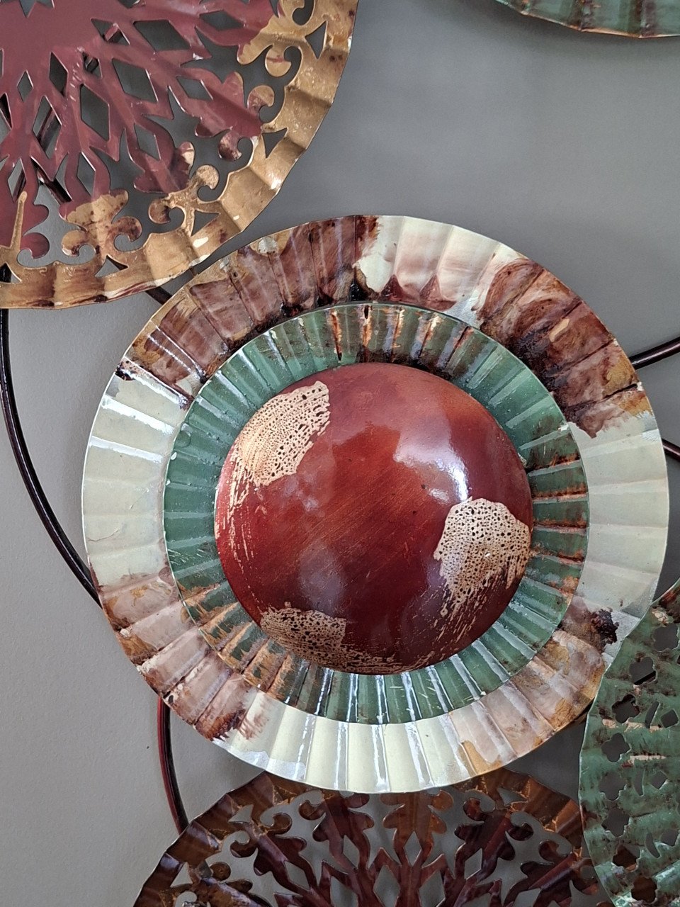 Wanddecoratie metaal