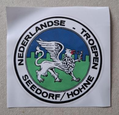 Sticker Nederlandse Troepen Seedorf/Hohne