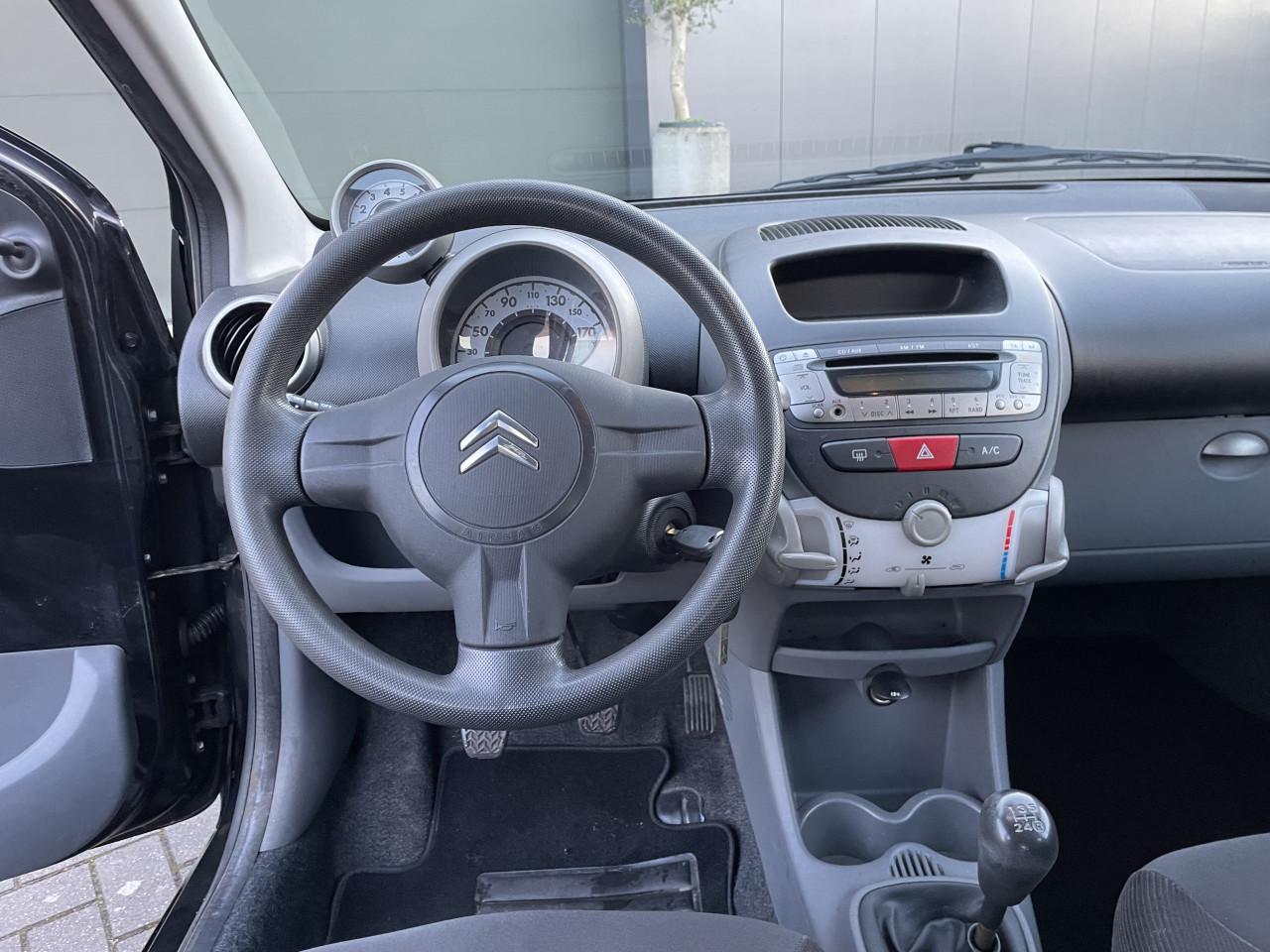 Citroën C1 1.0 5-DRS 2008 Zwart | NAP | NIEUWE APK!