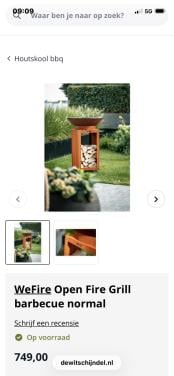 BBQ op hout