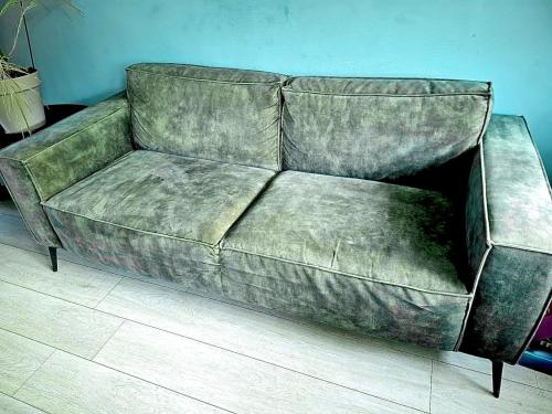 Mooi groen bankstel.