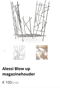 Tijdschriften rek Alessi