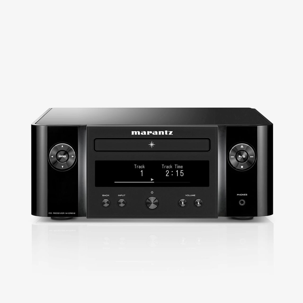 Marantz M-CR 612 Receiver: FM/DAB+ InternetRad/CD speler/Streamer DNLA/UPNP