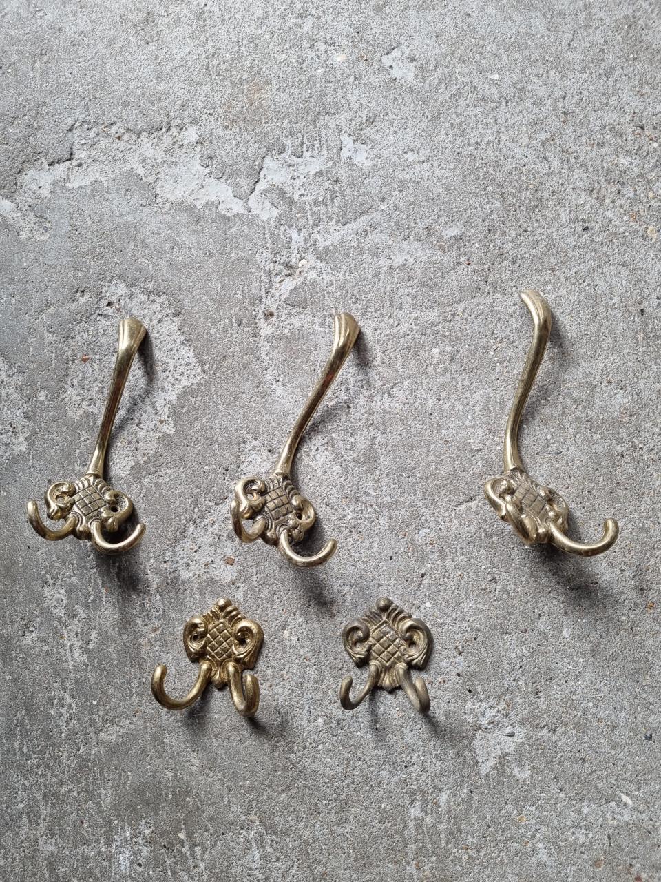 Messing kapstokhaken