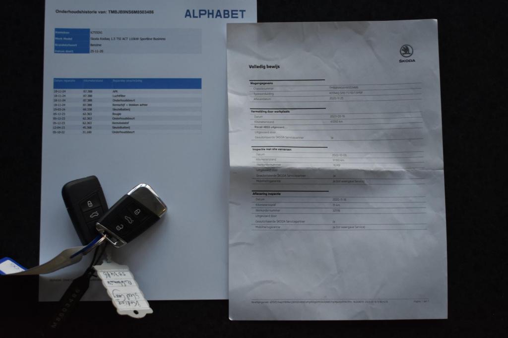 Skoda Kodiaq 1.5 tsi sportline | mj21 | trekhaak | camera | adapt. cruise c