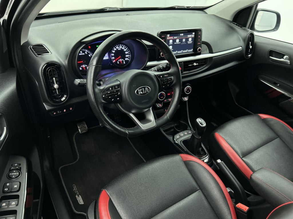 Kia Picanto 1.0 t-gdi gt-line | leder | navi | parkeercamera | stoelverwarm