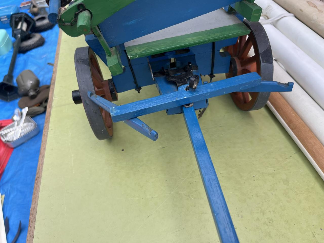 Houten Boerenwagen miniatuurmodel