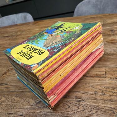 Kuifje 1e reeks met linnen rug