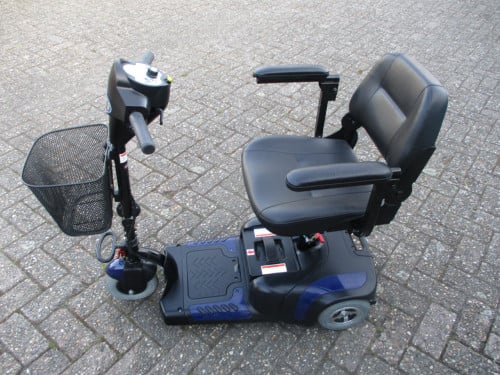 Zgan opvouwbare Venus 3wiel scootmobiel met nieuwe accu,s
