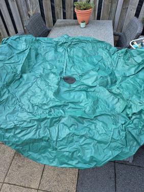 Afdekzeil voor trampoline