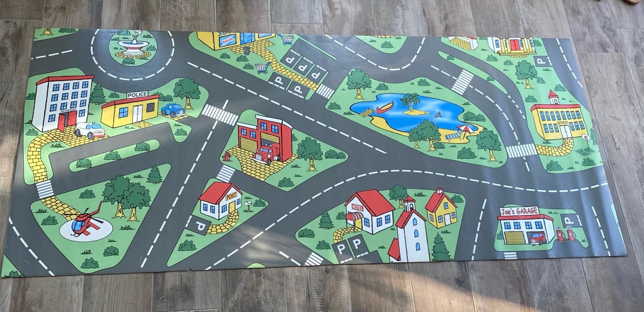 Verkeersspeelkleed 90 x 200 cm