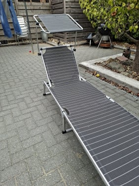 GERESERVEERD Ligstoel voor in de tuin/strand/camping