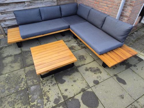 Aluminium loungeset (BEZORGING MOGELIJK)