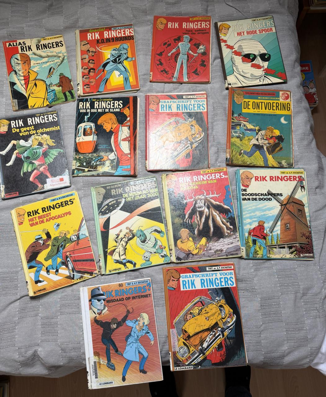 14 stripboeken van Rik Ringers