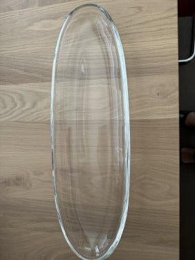 Zware ovale schaal