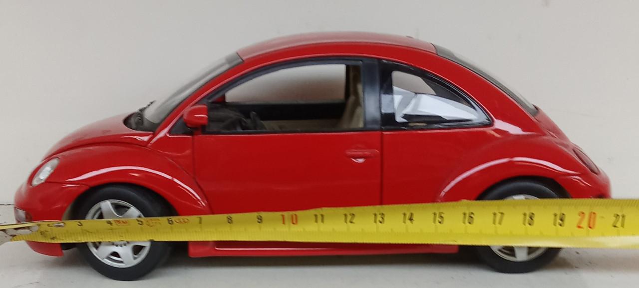 Modelauto Volkswagen Beetle rood metaal