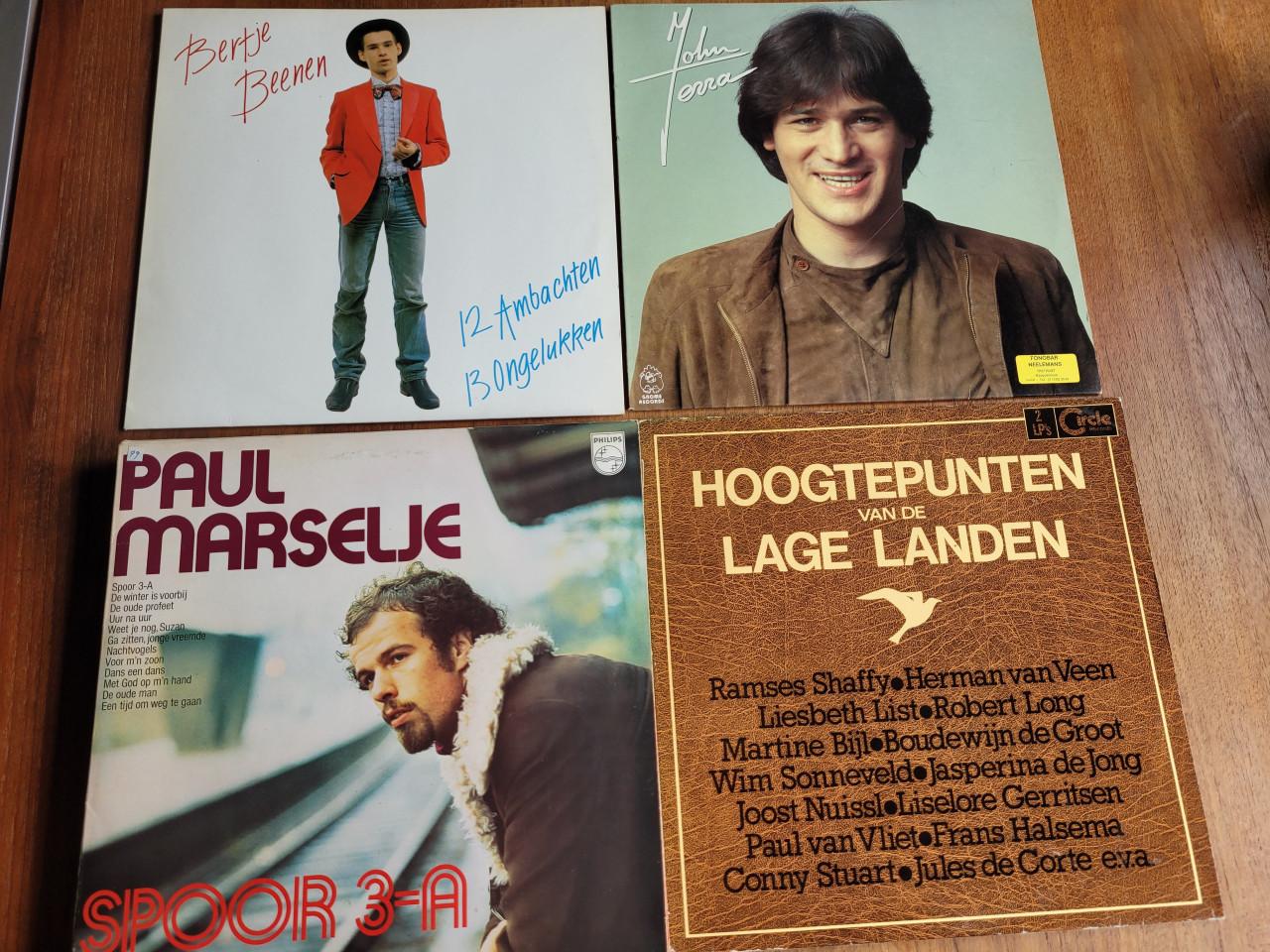 10 Nederlandstalige LP's in goede staat!