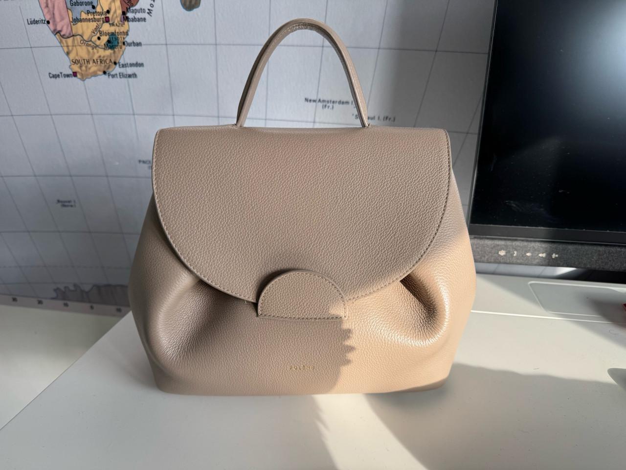 Polène Numéro Un - Beige Leer
