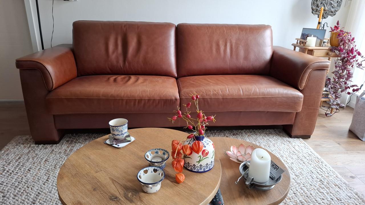 Leren 2,5 a 3 zits bank