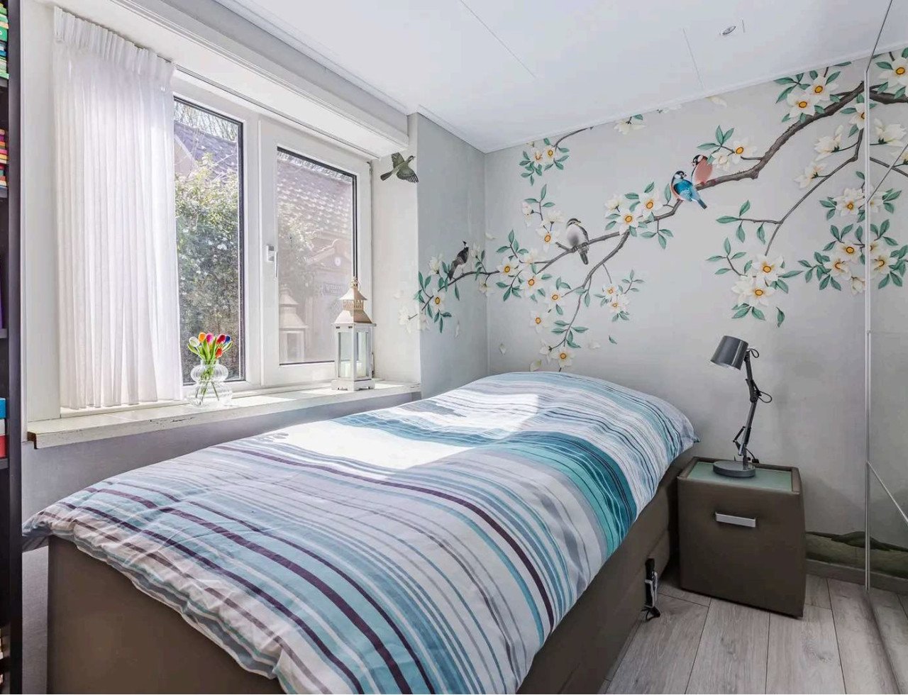 Eenpersoons Boxspring electrisch bedienbaar