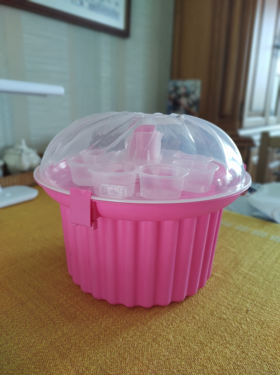 Cupcake bewaar of uitdeelbox.  Als nieuw!