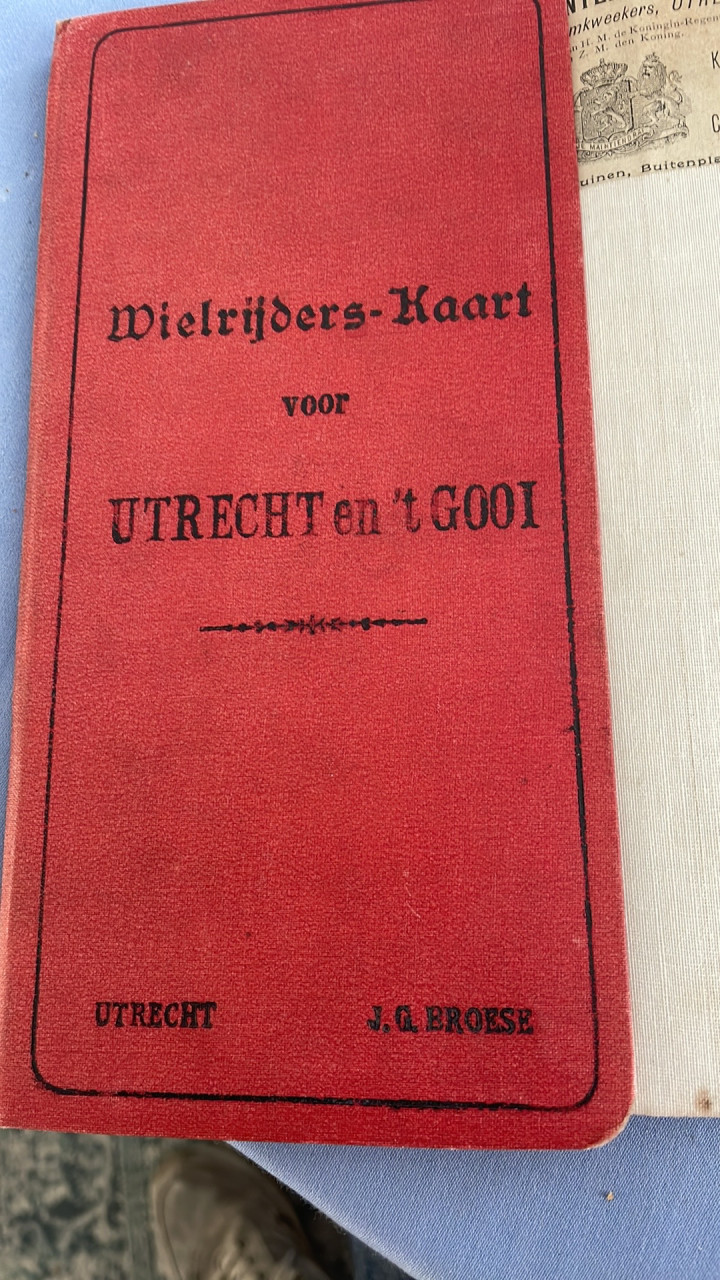 Fietskaart 1909
