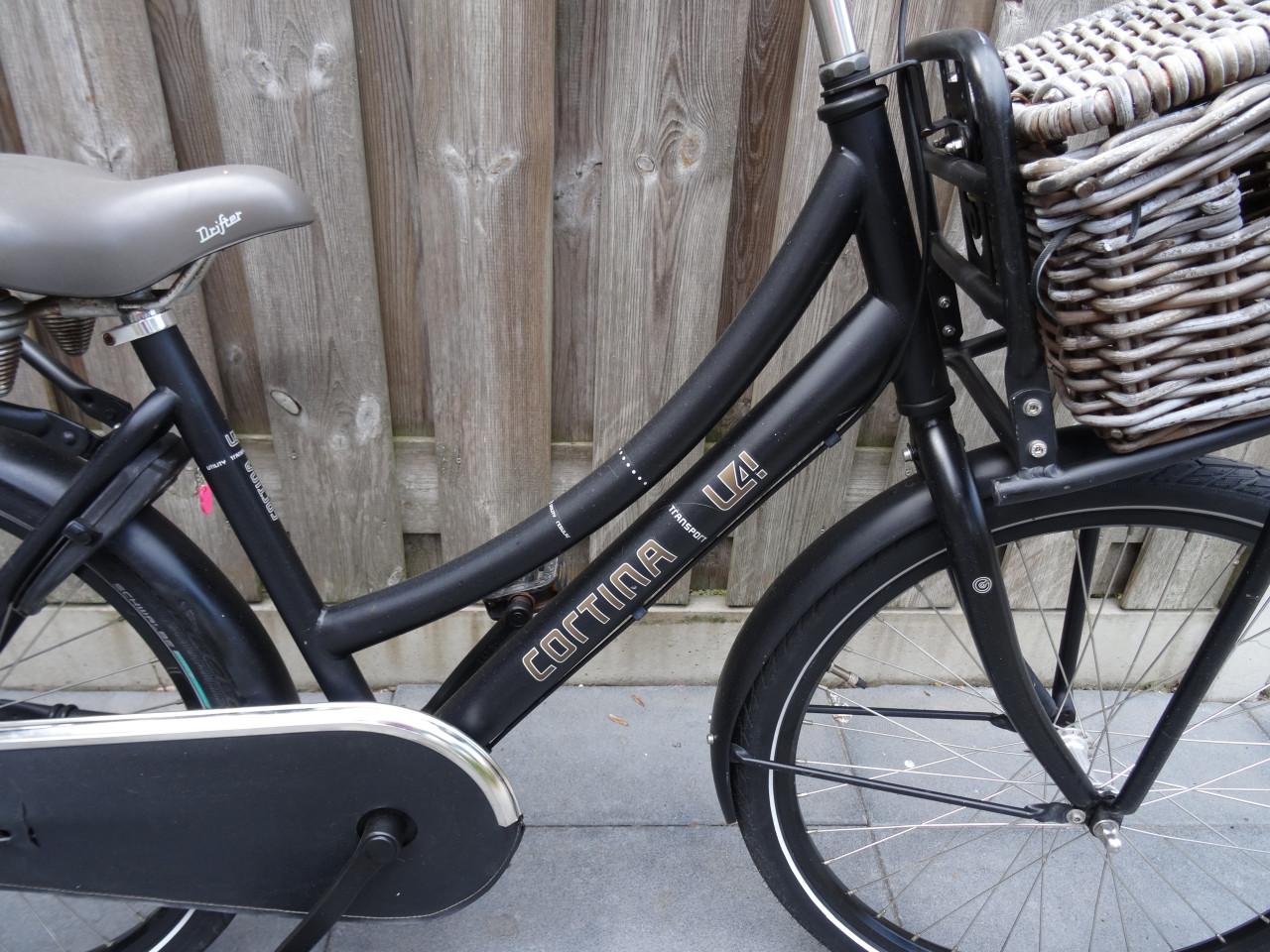 🚲 Cortina U4 Transport Meisjesfiets – 24 inch | Zwart 🖤