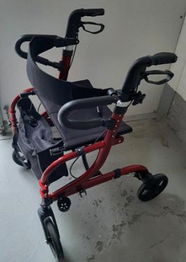 Rollator-rolstoel