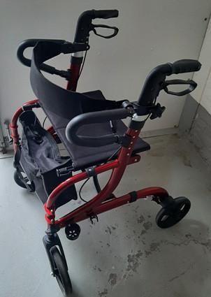 Rollator-rolstoel