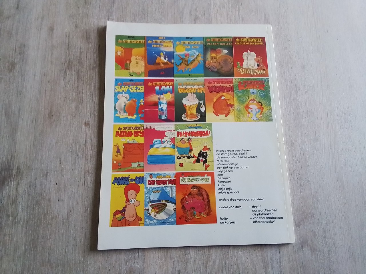 Knudde 11 albums en 1 x Stamgasten