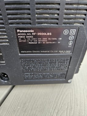 Prachtig Panasonic RF 2600 LBS multiband draagbare radio jaren 70...