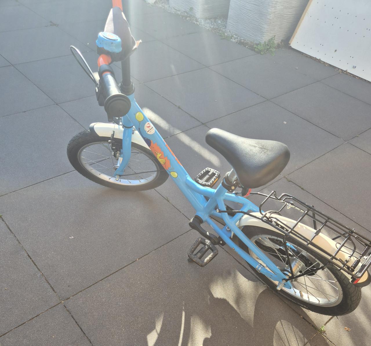 Puky 16 inch kinderfiets met zijwielen – prima staat