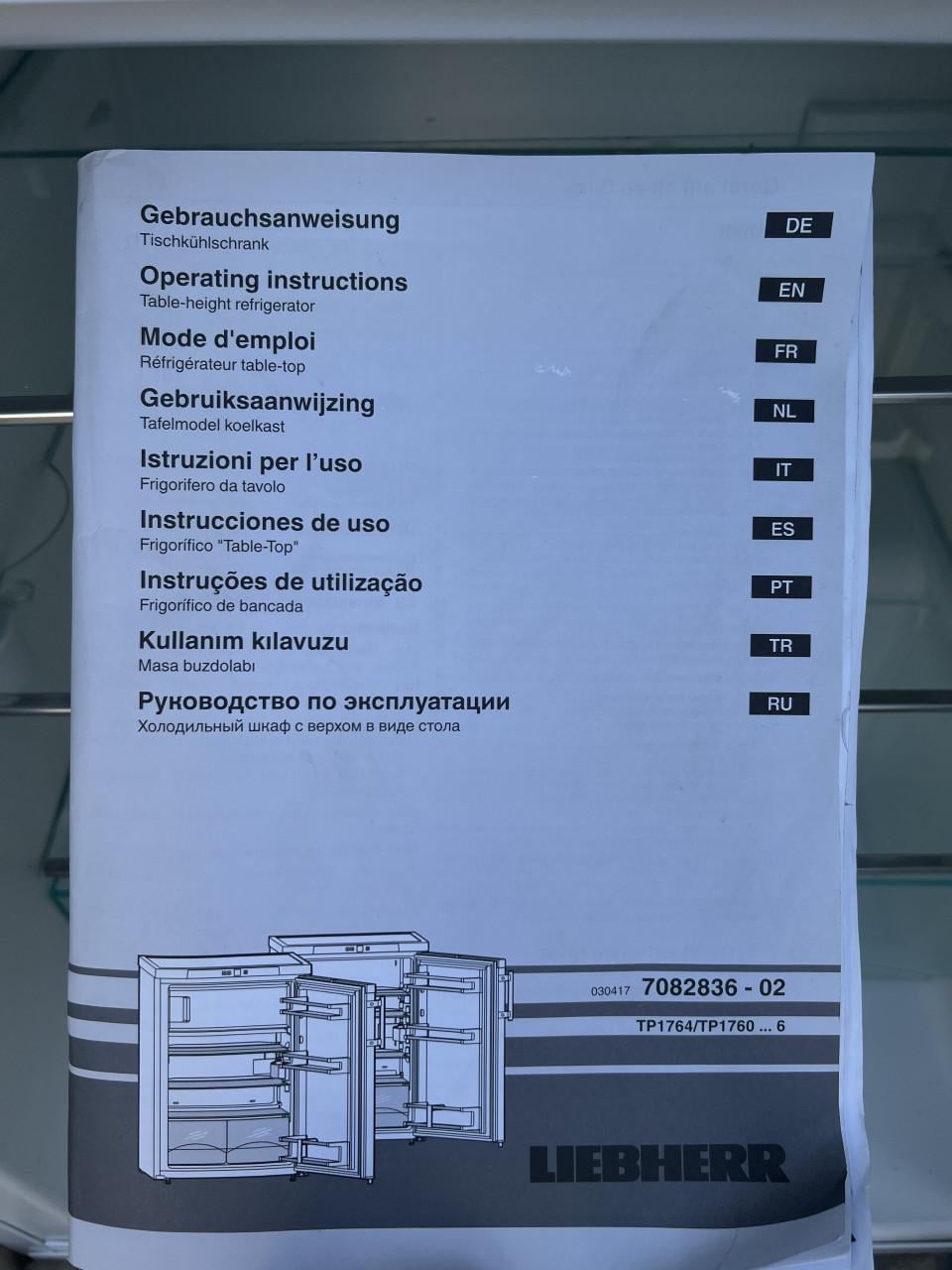Kort gebruikte Liebherr TP 1764-22 Premium koelkast met vriesvak